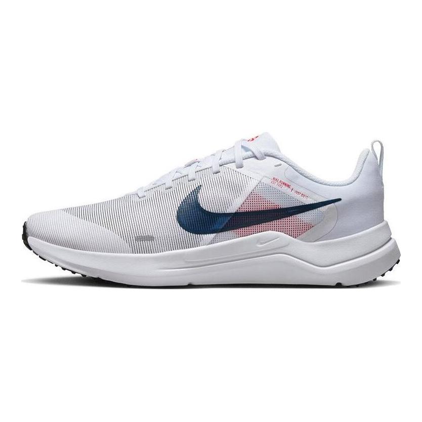 Nike Downshifter 12 White Valerian Blue Мужские кроссовки Светло-малиновые DD9293-101