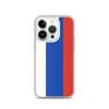 Coque iPhone - iPhone 14 Pro - Drapeau Russie - Souple - Multicolore - Verticale