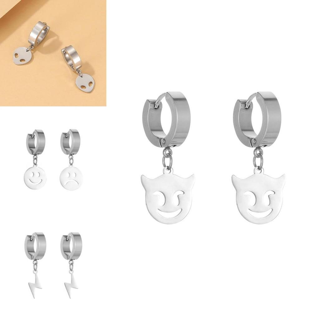 Модные Серьги-Грибы Молнии из Сплава для Женщин Модный Геометрический Стиль