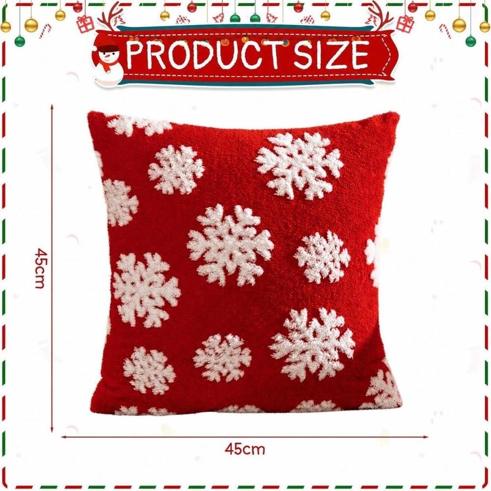 45x45cm Throw Pillow Cover Soft Plush Decorative Pillowcase New Cushion Cover  Christmas Decor