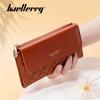 Women Fashion Handbags Artificial Leather Long Wallets Casual Card Holder Purse Money Bags