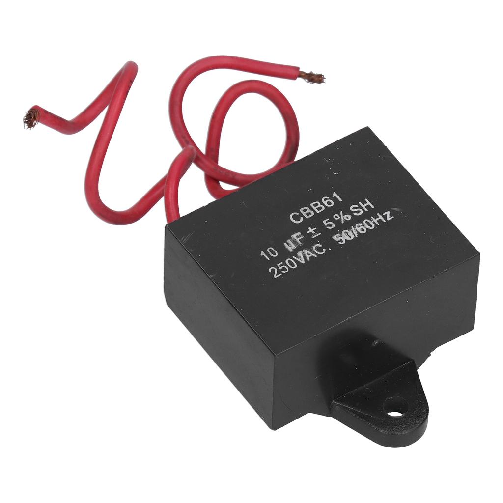 2 шт конденсатора потолочный вентилятор пусковые конденсаторы с 14 см выводным проводом 10 мкФ 250 В переменного тока 50/60 Гц CBB61