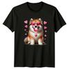 Cute Puppy Valentine Dogs Animals Unisexs TShirt Unisexs Tee Graphic Unisex Top