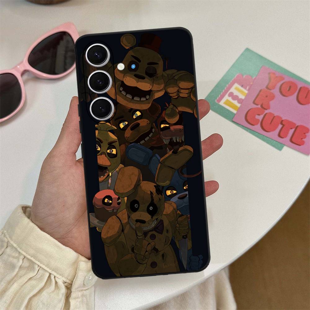 AmineF- Fnaf F-Five-nights-At-Freddys Чехол для телефона для Samsung S 24 fe 25 Ultra plus 20 lite 21 30 22 23 24 22 Ultra 5G Fundas