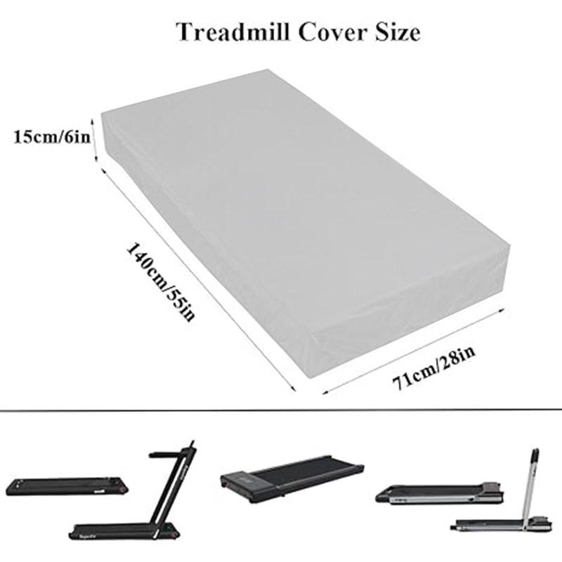 Treadmill Cover Treadmill Outdoor Waterproof Suitable for Under-table Treadmill Indoor Treadmill Dust Cover 210D