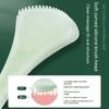 Fawnmum Double-Sided Tongue Cleaner Brush For Adults Fresh Breath Scraper Silicone Oral Care Tool