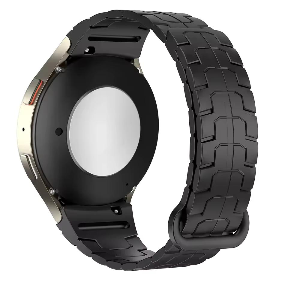 Силиконовый магнитный ремешок без зазоров 20 мм для Samsung Watch Galaxy 7 Classic 43 мм 47 мм 42 46 мм Для Galaxy 6 5 4 44 40 мм Ремешок 5Pro 45 мм Браслет