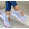 New Casual Shoes Women's  Spring and Summer New Wedge Sneakers Velcro Casual Plus Size Women's Shoes
