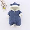 Winter Baby Jumpsuit: Thick Warm Cotton Romper for Boys and Girls