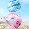 High Elasticity Swimming Hat Cartoon Print Kids Swim Cap Comfortable Swim Cap  Girls