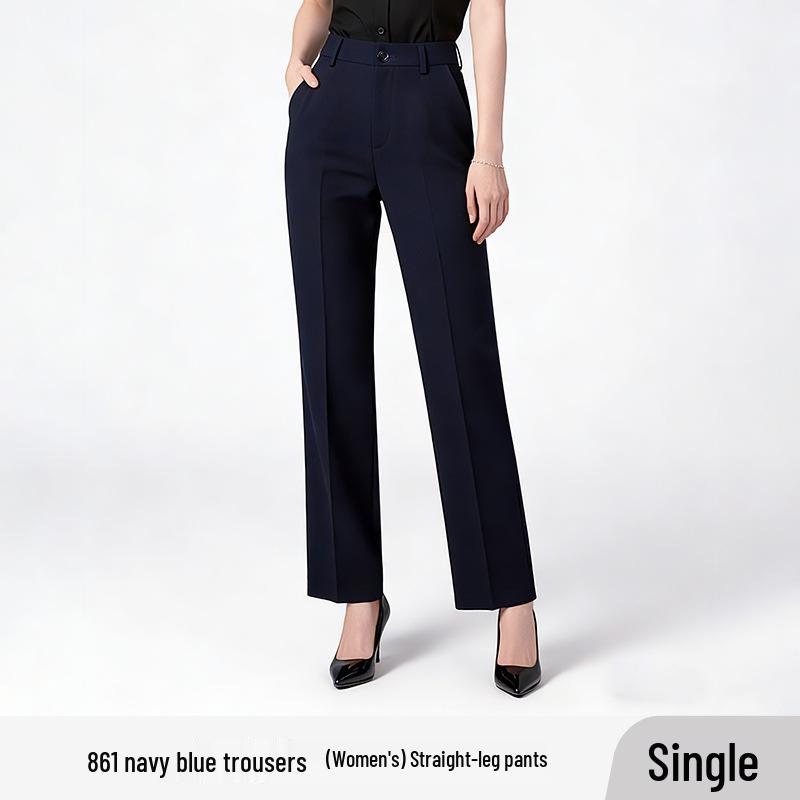 Негладящиеся серые брюки для костюма классического кроя Slim Straight Leg для мужчин и женщин – Идеальная официальная рабочая одежда для поездок на работу