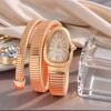 Fashionable Women's Alloy Strap Snake Shaped Quartz Watch Ideal for Daily Wear Daily Watch Button Battery Powered Perfect Gift
