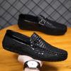 Mens Shoes Leather Male Men's Men Oxfords Dress Shoes for Men Luxury Designer Loafers Platform Men Leather Man Shoes