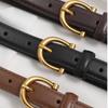 Jeans Decor Women Belt Thin Trouser Decoration Simple Pu Waistbands  Female/Girls