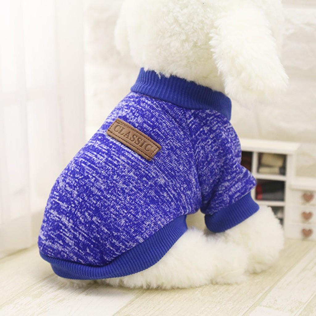 Pet Dog Puppy Classic Sweater Fleece Sweater Clothes Warm Sweater Winter