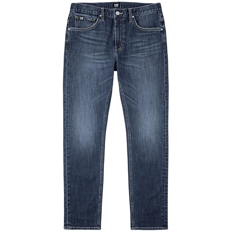 Мужские джинсы Lee 705 стандартного зауженного кроя, темно-синие