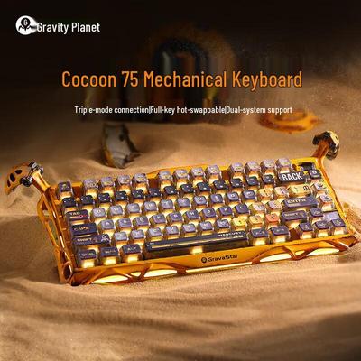 Механическая клавиатура Gravity Planet K1 PRO с тремя режимами работы, 75%