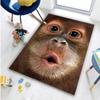 Ковер Hip Hop Monkey Большой Ковер для Дома Гостиной Спальни Дивана Прихожей Декор Детская Зона Ковер Нескользящий Напольный Коврик