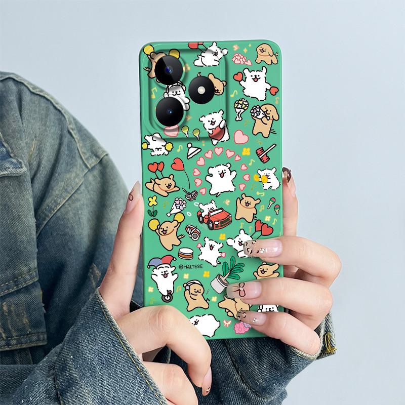 Для Realme C51 RMX3830 C53 Note 50 RMX3834 Чехол для телефона Funda Мягкий силикон Сладкий Расписной Красивый Печатный Защитный Чехол Coque