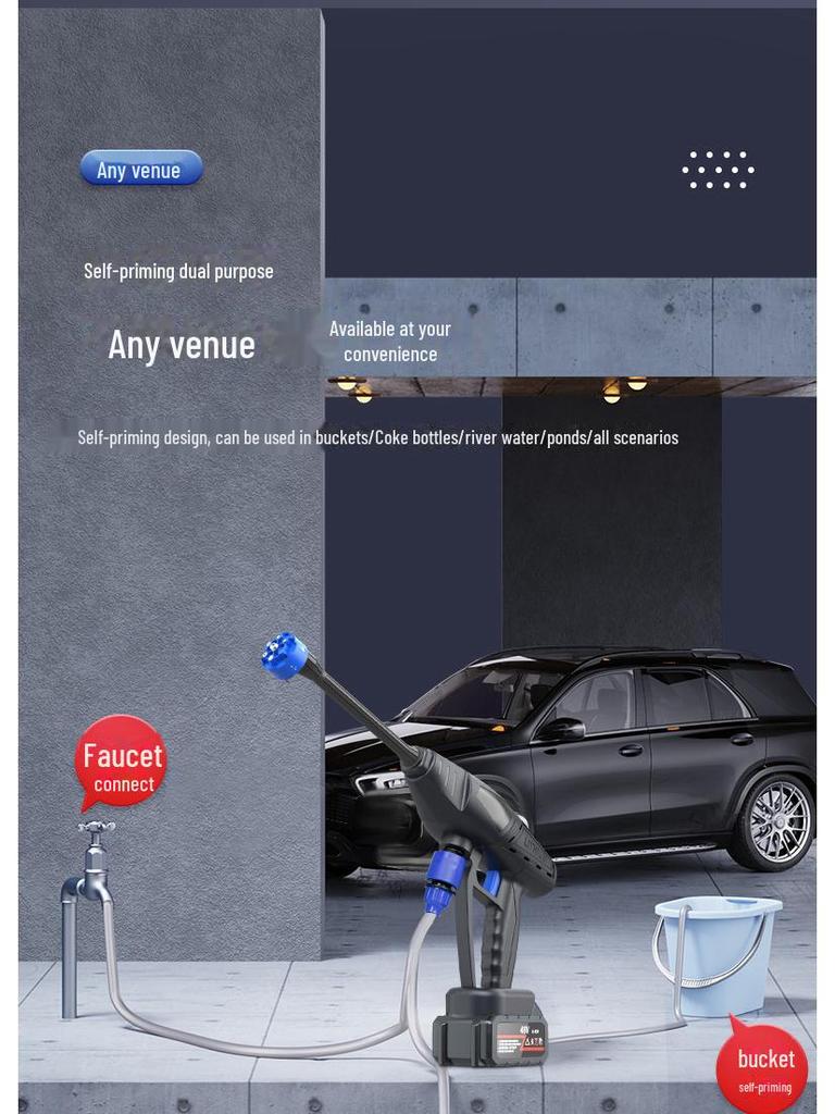 Высоковольтный портативный беспроводной автомобильный краскопульт