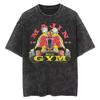 Unisex  Vintage Washed Dragon Ball Anime Tshirt Man Women cotton Short Sleeve Top Streetwear Casual Tee  Summer Yk