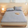 Waterproof  Mattress Pad Antibacterial and Mite-proof Bed Mat Non-Slip Mattress Cover Waterproof Thicken Quilted Bedspreads(No Pillowcases )