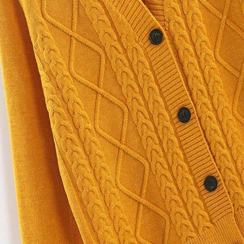 Женская куртка-свитер с v-образным вырезом, свободный эластичный вязаный кардиган, повседневная удобная наружная блузка с длинными рукавами