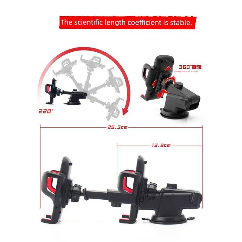 Telescopic Suction Cup Folding Screen Mobile Phone Car Mount Car Navigation Bracket Vacuum Nano Suction Cup Mobile Phone Holder