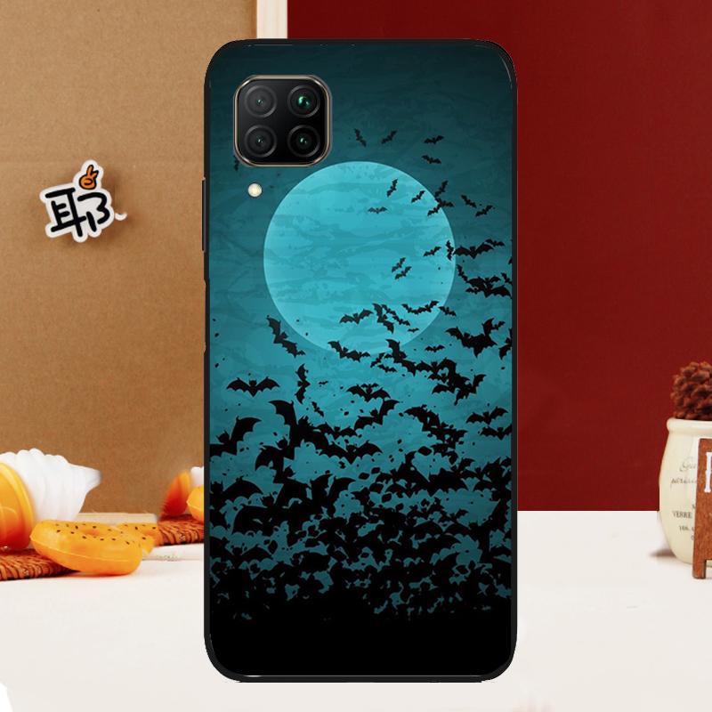 Готический Ужас Летучие Мыши Полная Луна Для Huawei Nova 10 9 SE Nova 5T 11i 8i 3i Y90 Y91 Y70 Y60 Y61 P20 P30 P40 Lite P60 Pro Чехол