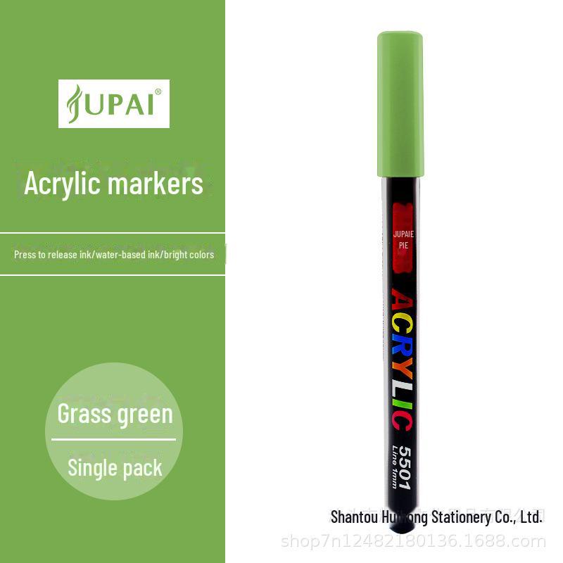 Один большой складной акриловый маркер для студенческого творчества, специальный непрозрачный цвет. Отлично подходит для акварельных и красящих проектов.