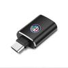 USLT7 Car Type-C To USB Adapter Fast Charging Connector For Alfa Romeo 159 Giulietta Mito 147 Stelvio Giulia Stelvio Valve Accessories