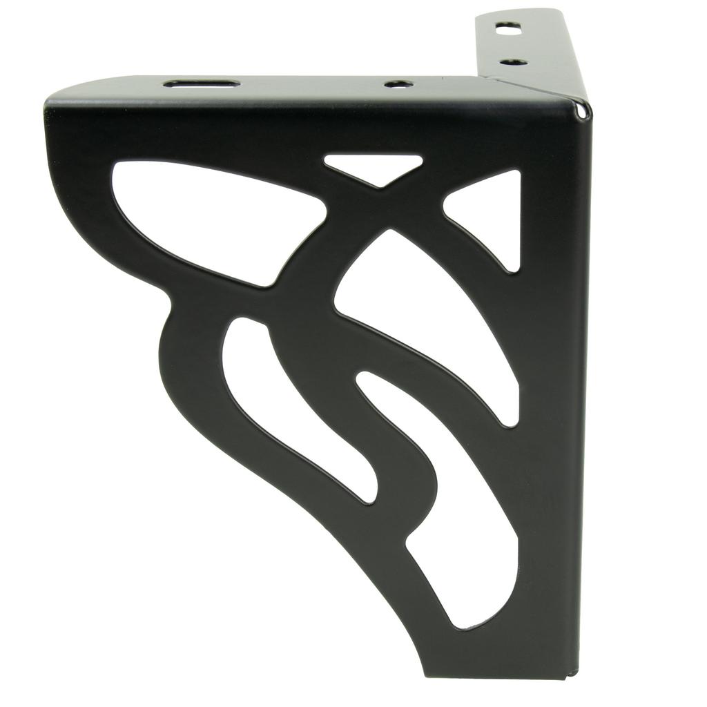 Metal furniture leg 13 cm, matt black