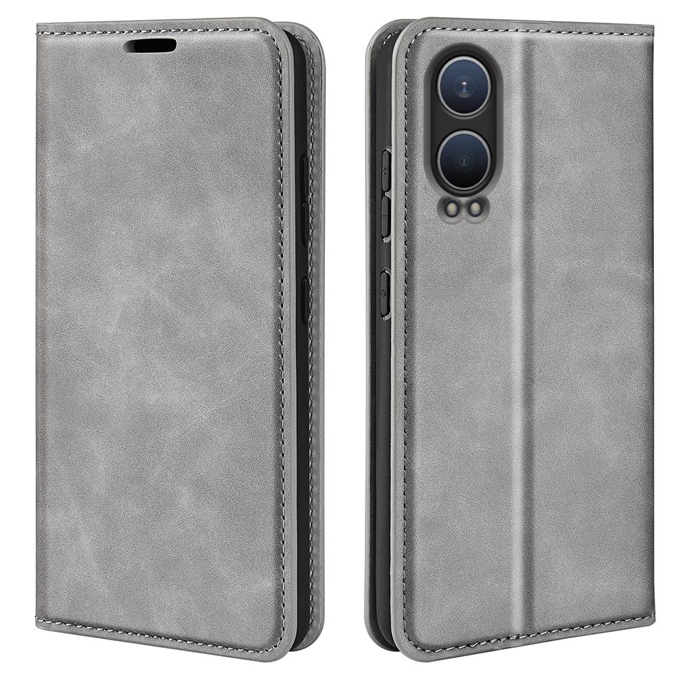 For OnePlus Nord CE4 Lite 5G/Oppo K12x 5G (China) Wallet Phone Case Skin-Touch Leather Flip Cover
