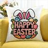Happy Easter To You World Various Sizes Square Pillow Case For Car Home Bedchamber Decor
