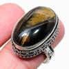 Tiger Eye Gemstone 925 Sterling Silver Jewelry Ring Size 9 Z7z13