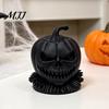 Уникальные Хэллоуинские Коллекционные Предметы 3D Печатная Фигурка Злой Тыквенной Головы с Волнистым Воротником, Готический Темный Ошейник-Воротник Скульптура Клоуна Статуя Джека-Фонаря