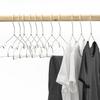 MAO DOU Aluminum Clothes Hangers, Silver, 20-Piece Set, Heavy-Duty, Non-Slip, Rust-Resistant, Bend-Resistant, Slim Design