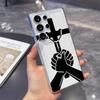 Чехол для телефона «Молящиеся руки и крест» для Samsung Galaxy S26 S25 S24 S23 S22 S21 S20 FE Plus, прозрачный ТПУ, защитный чехол