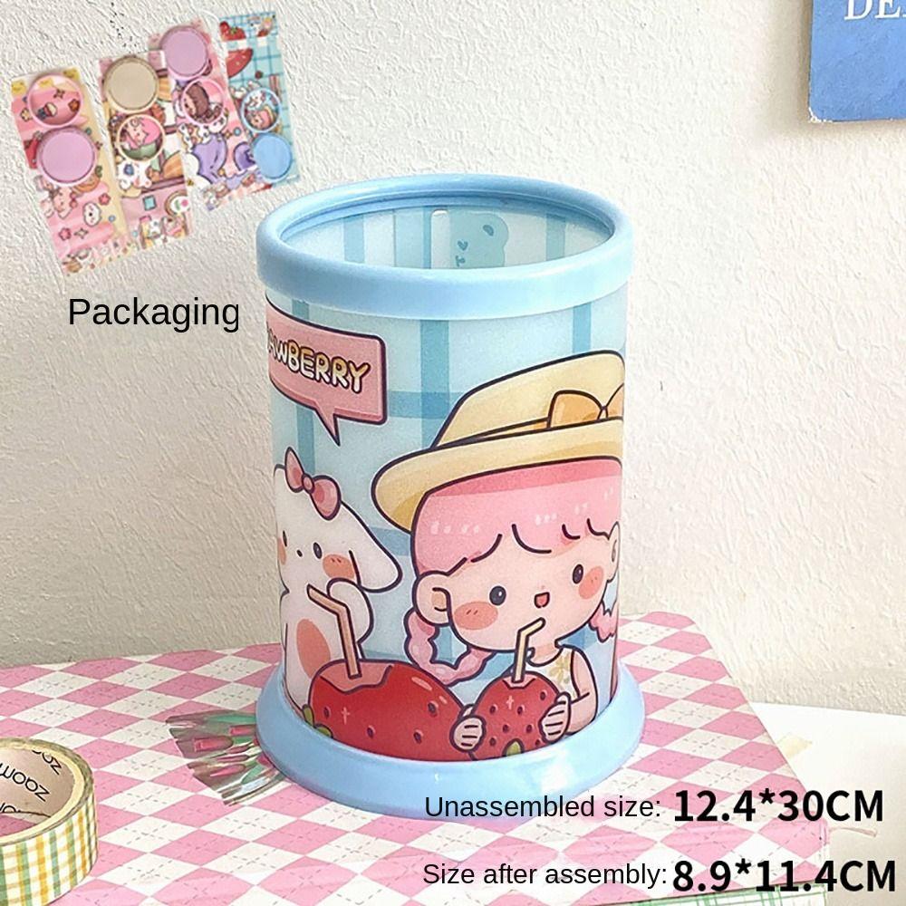 Милый мультяшный держатель для карандашей, канцелярские принадлежности, подарки, контейнер для ручек, практичная коробка для хранения ручек, студенты