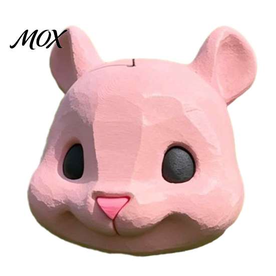 Quirky Gift for Gardeners Squirrel Head Feeder, Funny Mask Hanging Novelty Animal Feeder Garden Face Design, Wildlife Outdoor Backyard Decor