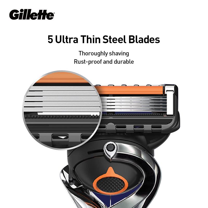 Gillette Бритва Fusion 5 Proglide Power с дополнительными лезвиями для мужчин