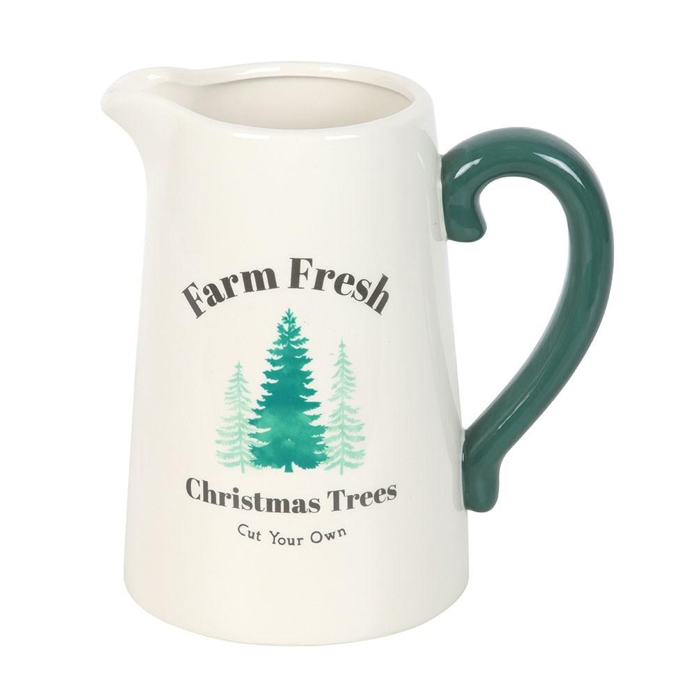 Something Different Farm Fresh Christmas Trees Flower Jug