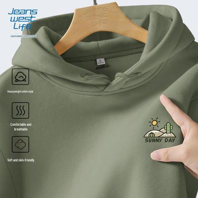 JEANSWEST LIFE Мужской худи-пуловер с графическим принтом