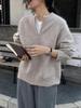 Women's 100% Wool Round Neck Zipper Cardigan - Korean Style, Early Autumn Cashmere Sweater Coat