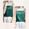 Summer Vest Sling Sleeveless Smooth Fabric Tank Tops Loose Fit Soft Elastic
