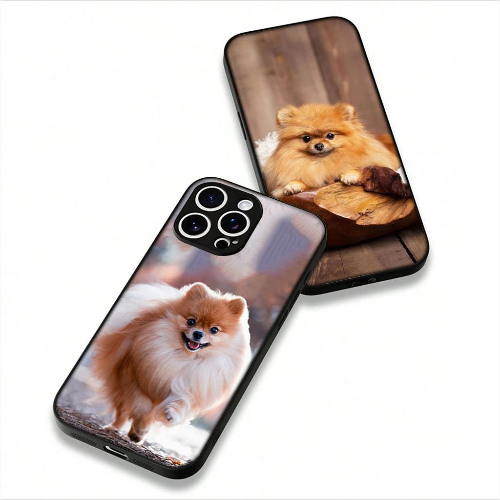 Funda Coque Cover for Apple iPhone 15 14 16 Plus XS 13 11 12 Pro Max XR X 16E ProMax Phone Case Pomeranian Dog