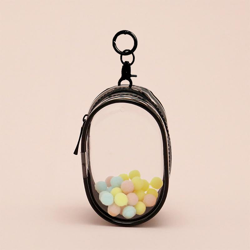 Jewelry Organizer Transparent Storage Box Pouch Mystery Box Keychain Bag Storage Case Thicken Wallet Cute Doll Bag Organization