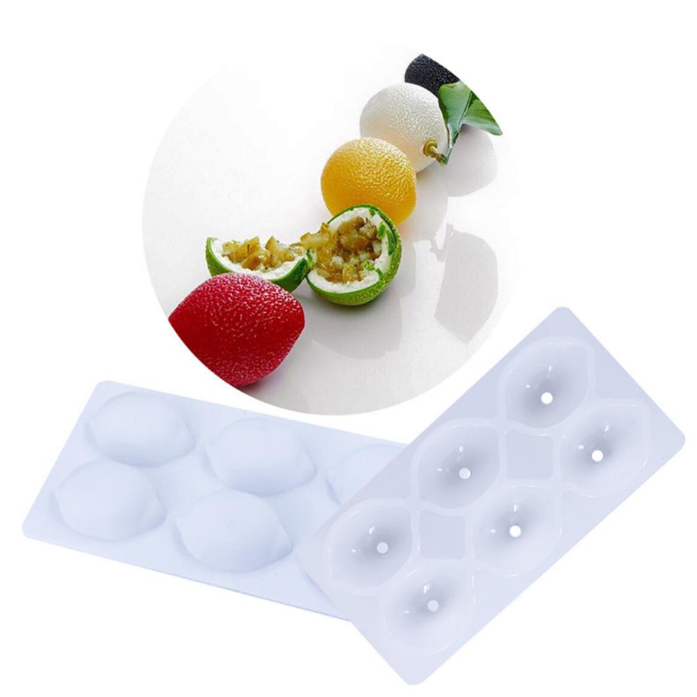 6 форм для мусса с лимоном и фруктами, форма для выпечки «сделай сам», силиконовая форма для помадки