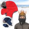 Ski Face Mask Winter Earflap Snow Hat Thick Warm Cap Fur Windproof Hats
