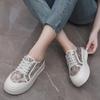 Толстая подошва, увеличивающая рост, парусиновые туфли с леопардовым принтом, женская спортивная обувь для серфинга, осень 2025, новая обувь для рыбалки, универсальная повседневная обувь
